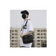 thumbnail image 4 of Bolso Crossbody Bolsa Bandolera Para Hombre Y Mujer De Lona Negro, 4 of 4