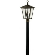 Hinkley Lighting - Three Light Post Top/ Pier Mount - Outdoor - Trellis - 3