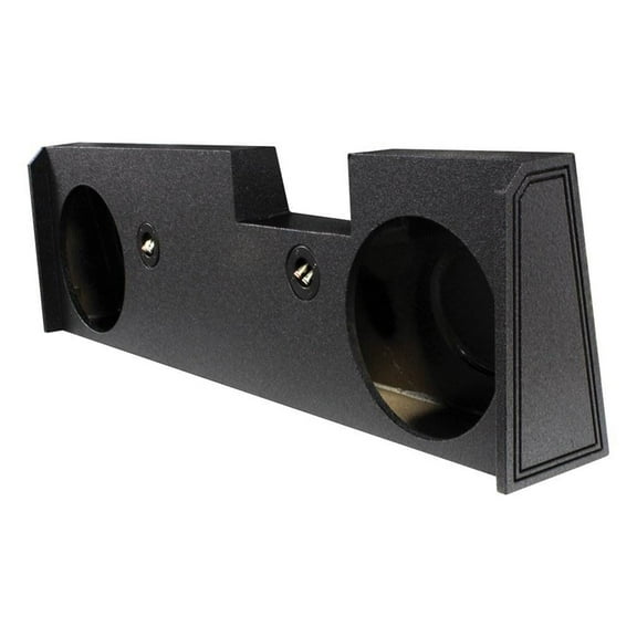 QPower Dual 12" Sub Box for Chevy Silverado Crew Cab & GMC Sierra Crew Cab 2014-2018