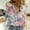 Camouflage, variant on Women's Floral Print Button Down Shirt Long Sleeve V Neck Collared Blouse Lightweight Spring Summer Casual Dressy Boho Tops for Work, Camouflage,L