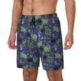 thumbnail image 2 of Haiem Magic Toads in Hats Mens Swim Trunks with Compression Liner 2 in 1 Swimming Shorts Stretch Swimwear Quick Dry,Board Shorts-Large, 2 of 9