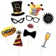 thumbnail image 3 of Marco para fotomatón de Año Nuevo, accesorios y juego de gafas, recuerdo de fiesta de Nochevieja., 3 of 5