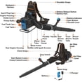 thumbnail image 4 of LawnMaster NPTBL31AB No-Pull Backpack Blower 2 Cycle 31cc, 4 of 7