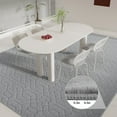 thumbnail image 6 of YOUPINS Area Rug for Living Room,5'x8' High-Low Textured Boho Shag Washable Area Rug with Non-Slip Backing,Modern Decor Carpet for Indoor,Bedroom,Dining Room, 6 of 7