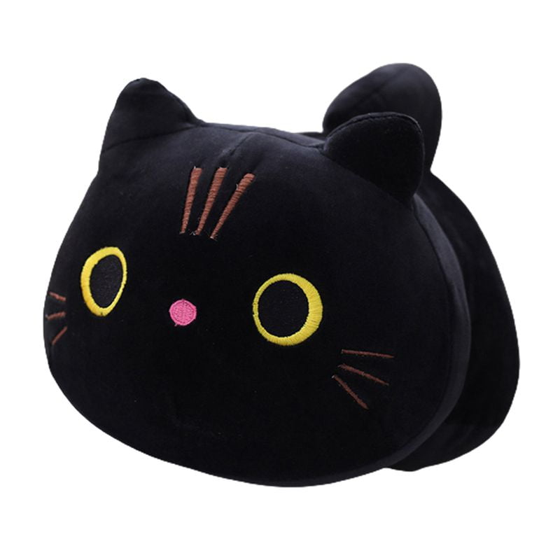 Decorative Cat Shape Soft Huggable Polyester Filled Cushion Pillow Gift 