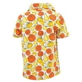 thumbnail image 4 of Unique Baby Boys Thanksgiving Pumpkin Fall Autumn Polo Shirt (12, White), 4 of 5