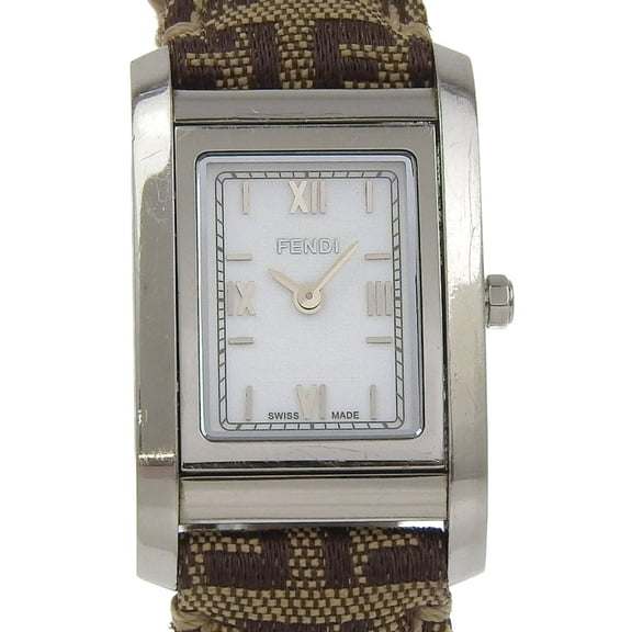 Pre-Owned Fendi 7600L Women's Watch, Stainless Steel and Leather, Quartz Movement,... (Fair)