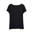 thumbnail image 3 of MORTTIC Women's Casual Short Sleeve T-Shirt Funny Letter Print Crew Neck Graphic Tee Top, M, 3 of 4