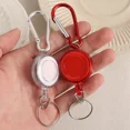 thumbnail image 5 of Porte-clés Rétractable en Acier avec Enrouleur de Cordon, Boucle à Ressort, Anneau de Clé en Fil Métallique, Porte-Cartes d'Identité Sportif, Multiples Outils, 5 of 5