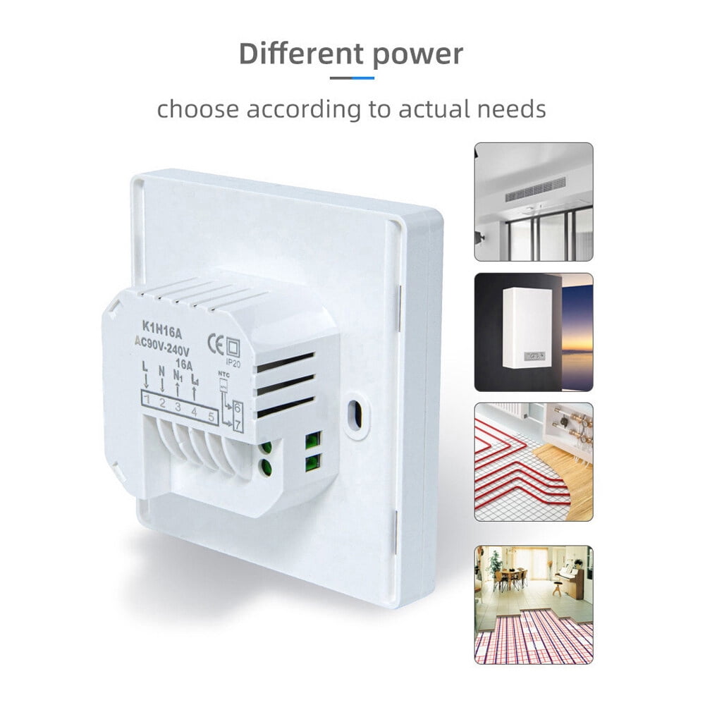 Thermostat,Display Week Time Indoor Temperature Display Temperature Conter Lcd Week Time Indoor Temperature Display Temperature Time Indoor Temperature Display Temperature Manual Dsfen Iuppa