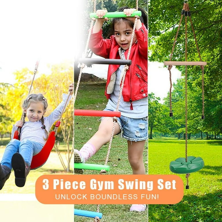 Pcs Gym Swing Set Includes Sensory Tree Swing, Disc Swing with