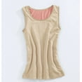 thumbnail image 6 of Womens Cotton Thermal Fleece Lined Underwear Tops Cami Tank Top Warm Base Layer Vest, 6 of 7