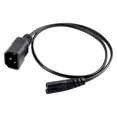 thumbnail image 2 of Cable de Extensión Del Adaptador de Corriente para Computadora Portátil IEC 320 C14 a C7 F / M de 0. yotijar Cable adaptador de corriente alterna, 2 of 7