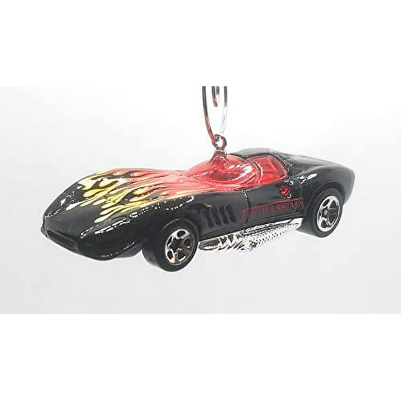 Christmas Ornament for Thomassima III Black Red Yellow Flames