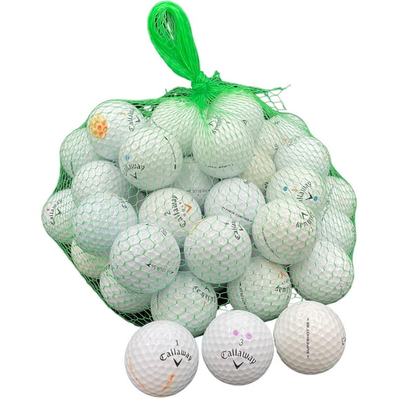Golf Ball Planet - 50 Pack Recycled Golf Balls for Callaway (4A/Near Mint)
