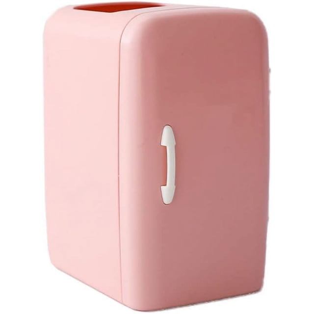 HUGFEGWE Creative Refrigerator Shaped Pen Holder Pencil Holder with Random Sticker, Desk Storage and Organization (Pink) CJB91-71879