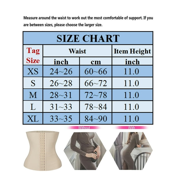 Girdle Faja Premium-Body Shaper for women tummy Cinturilla Cincher Abdomen  Back Support Moisture-wicking Breathable Fabric No Beige at  Women's  Clothing store