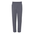 thumbnail image 1 of Russell Athletic Dri Power Open Bottom Pocket Sweatpants, 2XL, Black Heather, 1 of 4