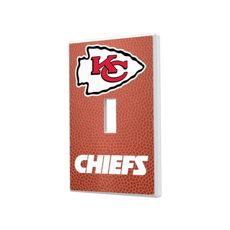 Kansas City Chiefs Football Design Single Toggle Light Switch Plate