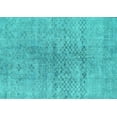 thumbnail image 1 of Ahgly Company Indoor Rectangle Abstract Turquoise Blue Contemporary Area Rugs, 7' x 9', 1 of 4