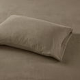 thumbnail image 5 of Comfort Classics Microfleece 3 Piece Brown Sheet Set, Twin-XL, 5 of 6