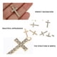 thumbnail image 4 of KAKOWELY 10 piezas de accesorios de bricolaje, colgantes de cruz de aleación, suministros para hacer pulseras y collares, 4 of 5