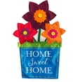 thumbnail image 2 of Briarwood Lane Flower Pot Applique Spring House Flag, 2 of 4