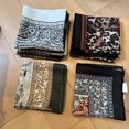 thumbnail image 2 of TELOLY Bandanas for Women,Bag Tie Scarf White Bandana,Vacation Style Bag Scarf,Style1, 2 of 2