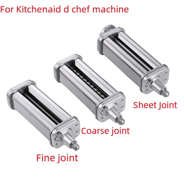 Accesorios KitchenAid, máquina de chef, prensa de fideos, batidora, fideos caseros, cortadora de acero inoxidable