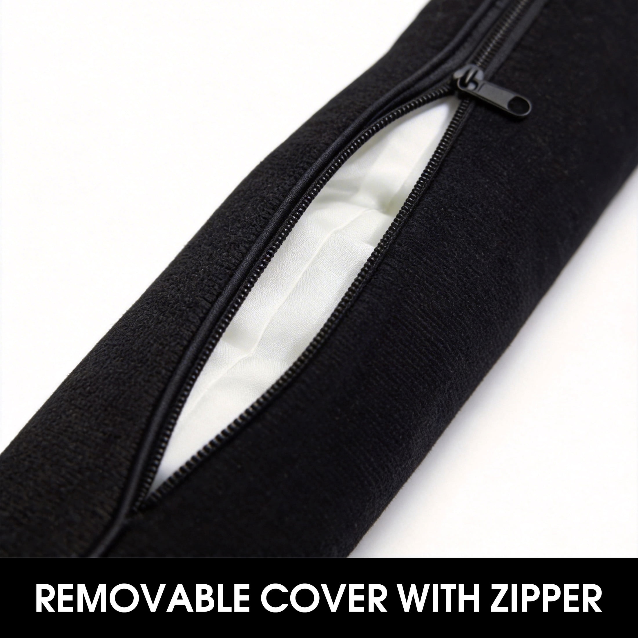 GARITIN Door Draft Stopper 36 Inch, Under Door Draft Blocker, Heavy Duty Weighted Bottom Door Seal, Black