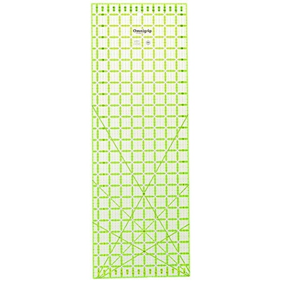 Omnigrid Omnigrip Ruler, 8-½" x 24"