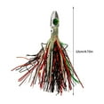 thumbnail image 3 of Yuarrent Anzuelo de cebo agua de mar realista Vivivd alambre reutilizable biónico deportes práctico señuelo de pesca pulpo calamar línea Pescar cabeza de plata 30g Yuarrent OD029645-08B, 3 of 6