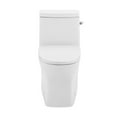 thumbnail image 4 of MacKenzie One-Piece 10" Rough-in 1.28 GPF Right-Hand Flush Round Toilet in Glossy White, 4 of 7