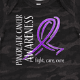 thumbnail image 4 of Inktastic Pancreatic Cancer Awareness- Fight, Care, Cure Boys or Girls Baby Bodysuit, 4 of 5