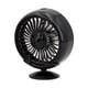 thumbnail image 2 of Ventilador de coche de 12V con luces LED de colores • Ajustable de 3 velocidades • Rotación de 360° • Alimentado por USB • 5W Potente refrigeración para las rejillas de aire acondicionado del, 2 of 3