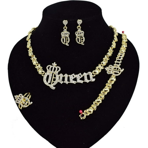 JoeytheJewelryNY HUGS &KISSES xo queen set gold Plated #69