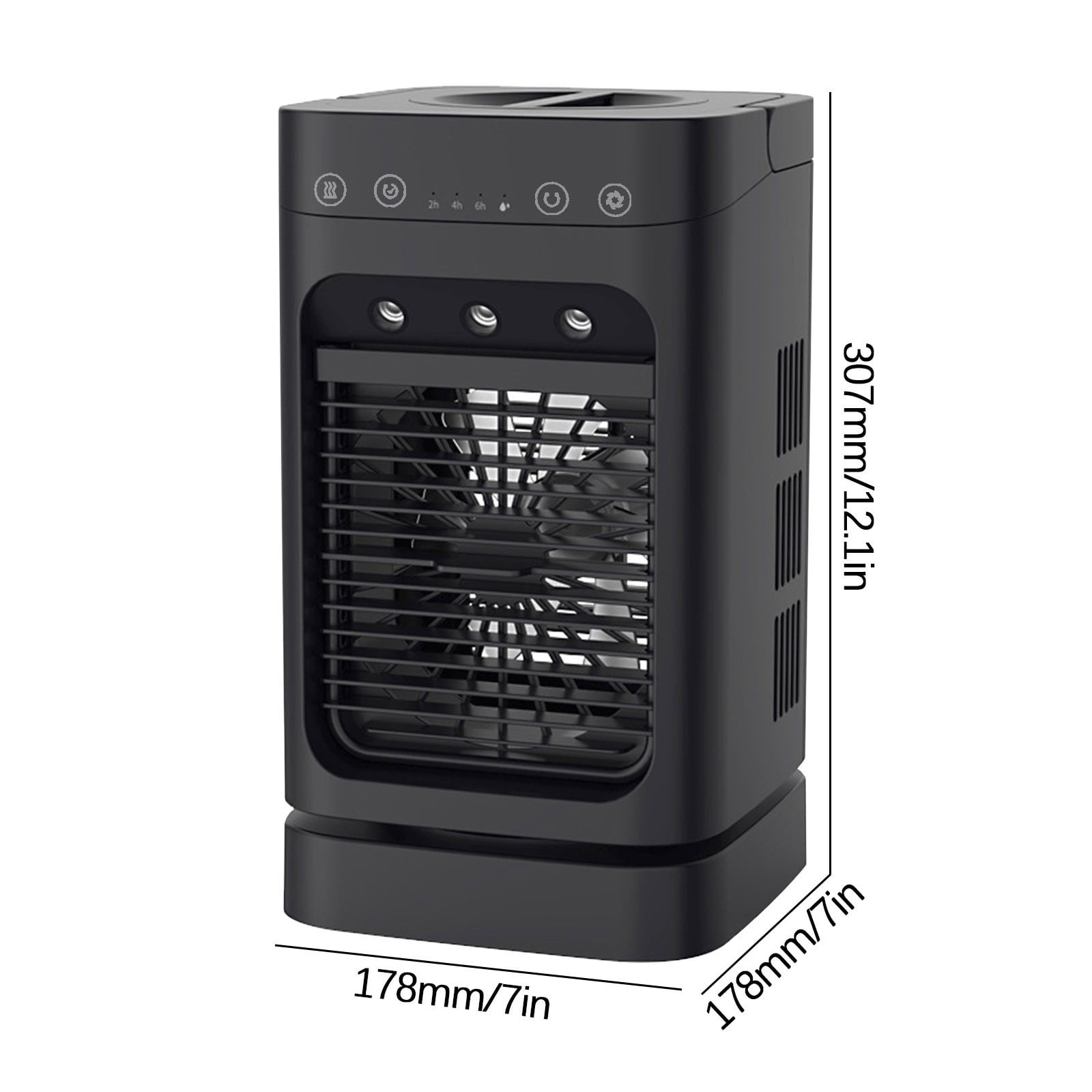 Dengmore Desktop Fan Humidifier Circulating Fan 4800mAh Household Mini fan Spray Humidifier Large Wind Shaking head cooler