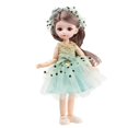 thumbnail image 4 of Adorable 26cm 1/6 Bjd Doll Ball Joint Dolls con vestido y zapatos Princess Flexible Cabello purpura perfke muñeca de rótulas, 4 of 9