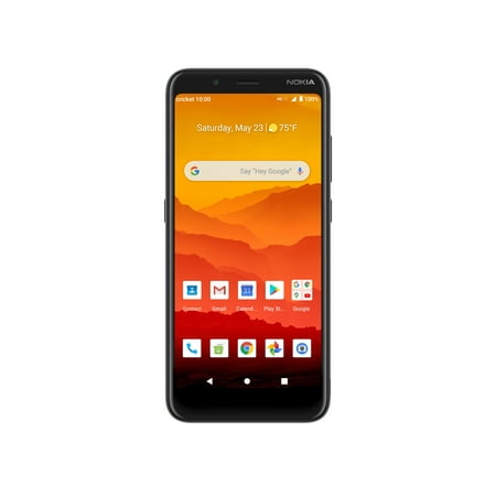 Cricket Wireless Nokia C2 Tennen 32GB Prepaid Smartphone, Steel