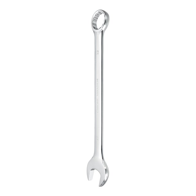 Combination Wrench 32mm Metric 12-Point Box and Open End CR-V Steel Spanner