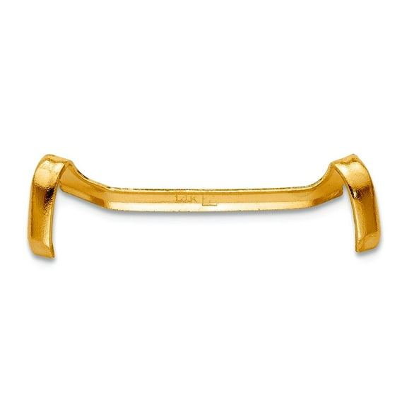 14k Yellow Gold Ladies Ring Guard 1.3mm Wide Ring for Women