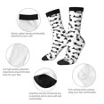 thumbnail image 4 of Fotbe Fish Bone Calcetas Largas con Estampado para Hombre y Mujer – Calcetas de Compresión Transpirables y Elásticas, Viajar y Uso Diario Talla 5-11, 4 of 6
