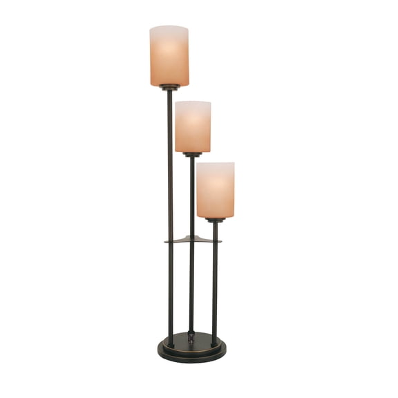 Lite Source Inc Bessy 3-Lite Table Lamp, Dark Bronze