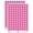 Hot Pink, variant on Running Monkey with Long Tail 200+ Round Stickers - Rainbow - Matte Finish - 0.50" Size