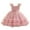 Pink, variant on Toddler Girl Tulle Dress Summer Ruffle Sleeveless Baby Girl Fashion Casual Dresses 1-6Y Purple 18-24 Months