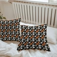 thumbnail image 4 of Outdoor Waterproof Pillow Covers Retro Halloween Ghost Pumpkin Decorative Throw Pillow Protectors,Orange White Black Pillowcase Cushion Cases for Patio Sofa Garden Couch,24x24in,Pack of 2, 4 of 9