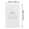 thumbnail image 4 of Miangastore Load Bearing Capacity Curtain Rod Brackets Plastic 1Set 3.14X2.55X1.97in, 4 of 8