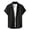 Black#mens shirts#26, variant on Casual Untucked Shirts for Men Loose Fit Button Down Shirts Casual Solid Collar Summer Tops Comfy Breathable Daily Wear Blouses White XL