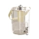 thumbnail image 4 of Dispensador de bebidas, contenedor de bebidas con grifo, jarra de agua y jugo de 5 l de fácil flujo para acampar, fiestas, picnics al libre Blanco crema, 4 of 8
