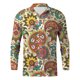 thumbnail image 3 of Camisas s Para Hombre Manga Larga Camisas estampadas informales de manga larga para otoño e invierno para hombre, blusas superiores a la (Yellow, M), 3 of 5